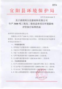 环境评价标准函